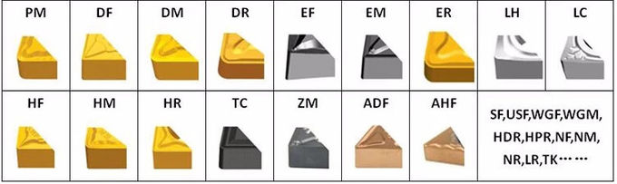 Le carbure de tungstène de résistance à l'usure insère la matière première 100% Vierge d'or/noire de couleur